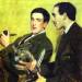 Portrait of Prof. Pyotr Kapitsa and Prof. Nikolai Semyonov